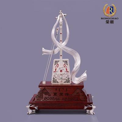 草原情韵 荣朝集团内蒙古金属马头琴工艺品——马背民族的礼赞与商务之道